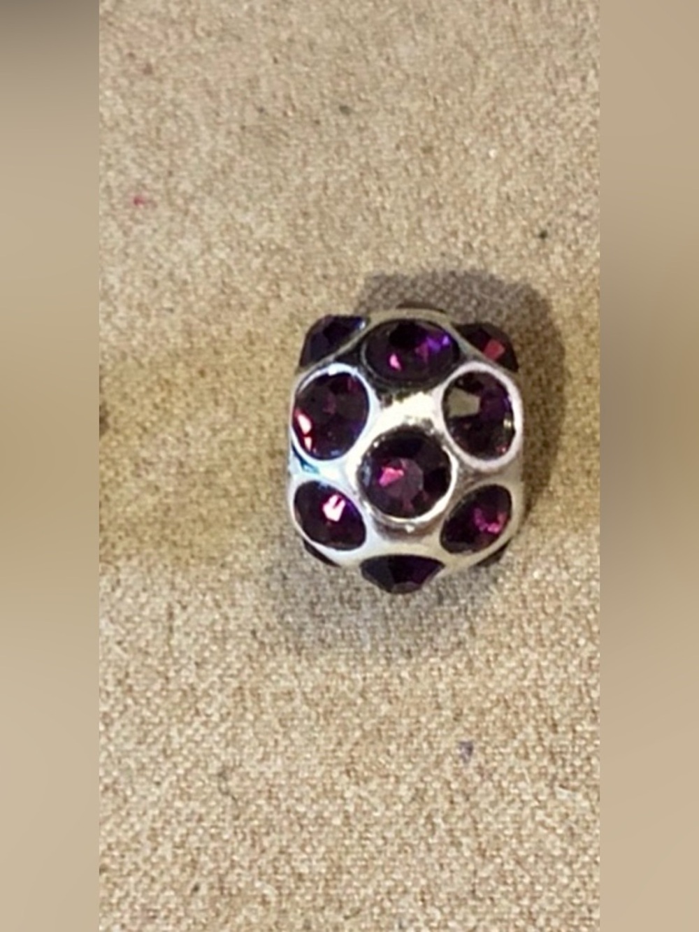 DaVinci February Birthstone Ball bead Purple Amethyst crystals MINI holders ONLY